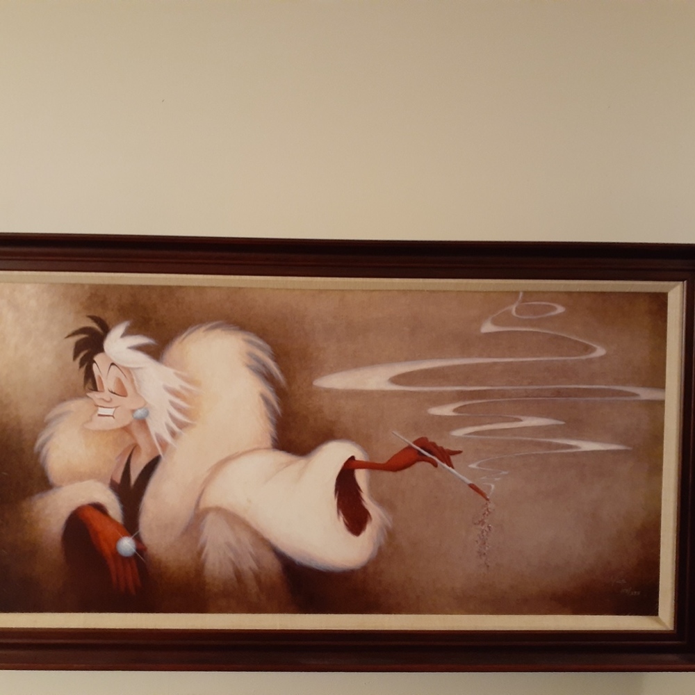 Disney Mike Kupka Cruella "Perfectly Wretched" Art